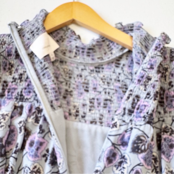 cinq a sept Drew Stephanie Floral Smocked Tiered Dress 6 - Picture 8 of 14